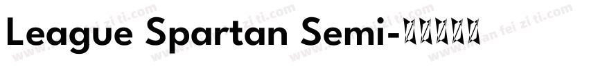 League Spartan Semi字体转换